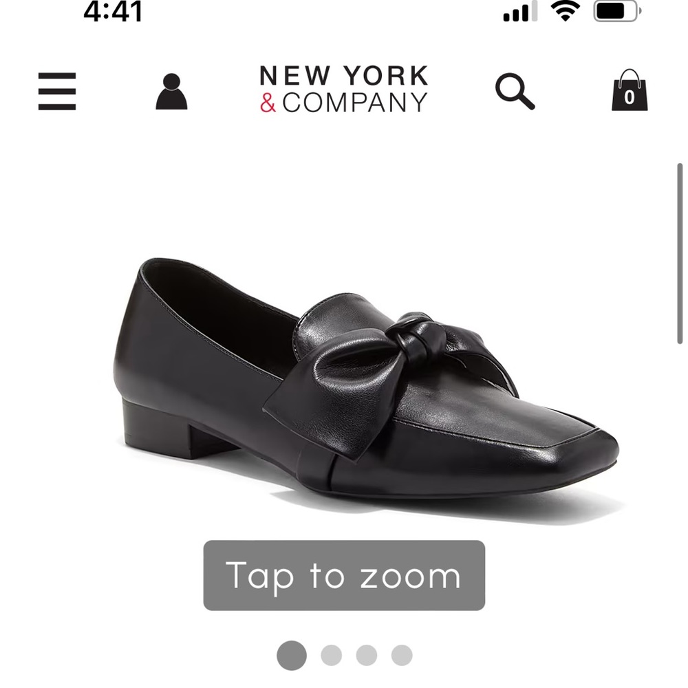 Adorable loafers with a bow!